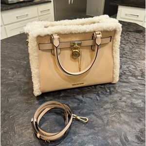 NEW Michael Kors Buff Leather Medium Satchel